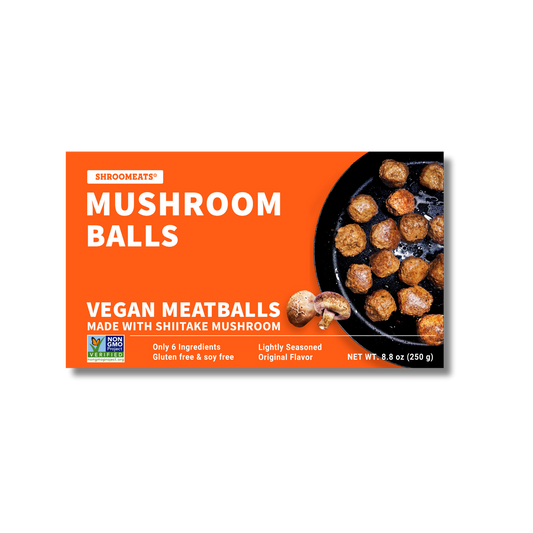 Shroomeats® Mushroom Balls : Vegan Shiitake Mushrom Meatballs Allergen-Friendly Superfood + FREE Shipping