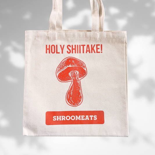 Shroomeats® Canvas Grocery Tote Bag : Good Quality 100% Cotton