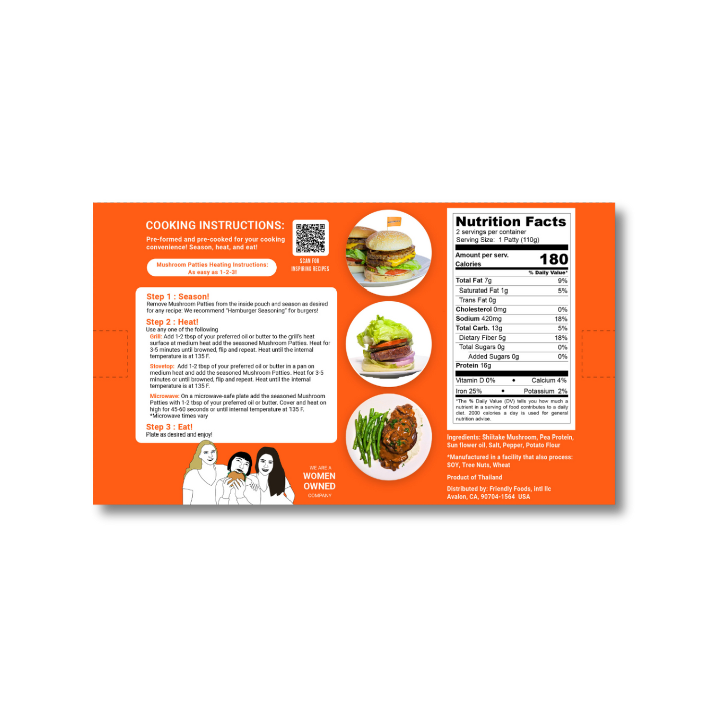 Shroomeats® Starter Kit : Vegan Mushroom Meat Variety Pack + 2 Free eCookbooks + FREE Shipping
