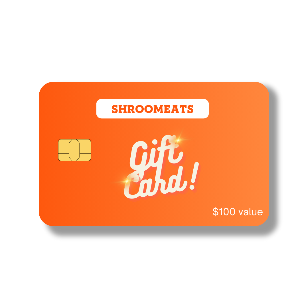 Shroomeats® Gift Card: $10 • $25 • $50 • $100