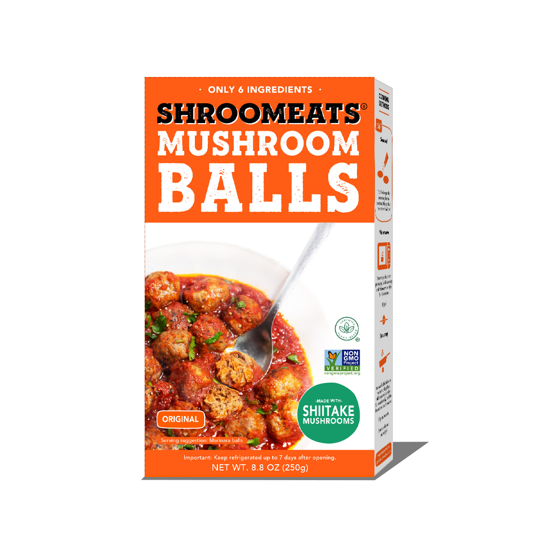 Shroomeats® Balls : Vegan Mushroom Meatballs Allergen Free Healthy Meat Alternative Great Texture