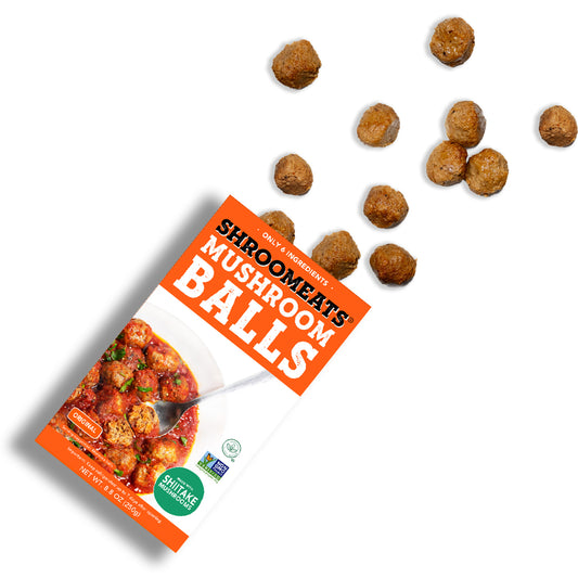 Shroomeats® Balls : Vegan Mushroom Meatballs Allergen Free Healthy Meat Alternative Great Texture