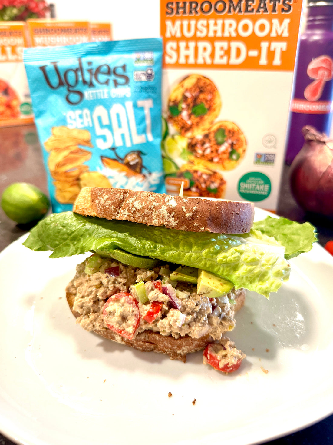 What I ate today, Vegan Tuna Sandwich