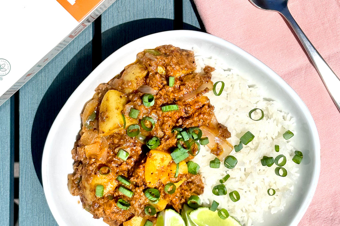What I ate today, Warm and Spicy Meatless Indian Dish