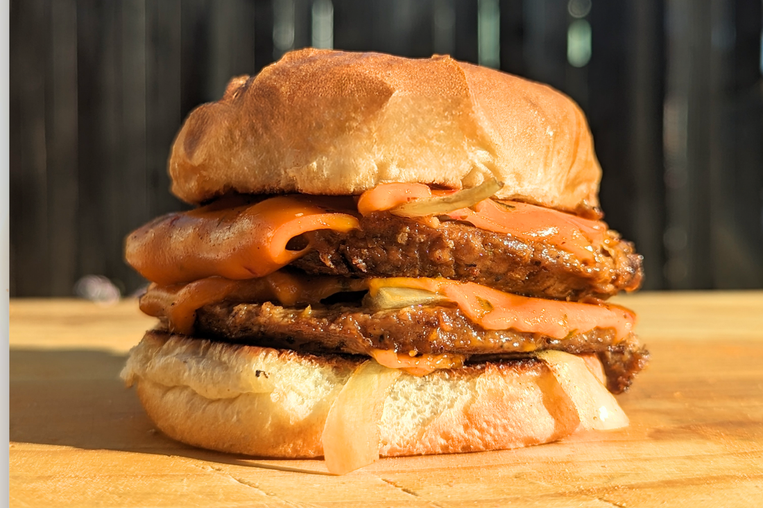 SmashBurger with Mushroom Patties