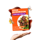 Shroomeats® Flavors Teriyaki Balls & Taco Filling Combo-Pack : Vegan Mushroom Meat Allergen-Friendly Superfoods
