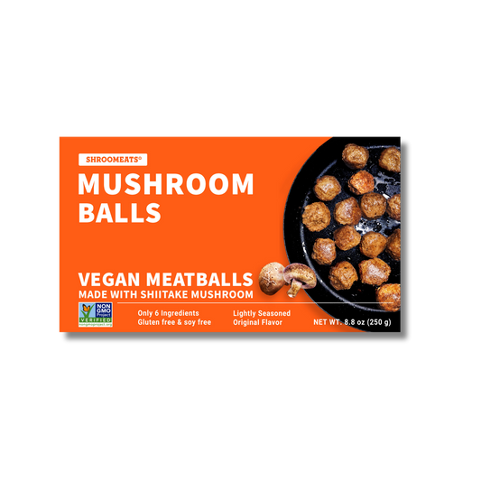 Shroomeats® Balls : Vegan Mushroom Meatballs Allergen Free Healthy Meat Alternative Great Texture